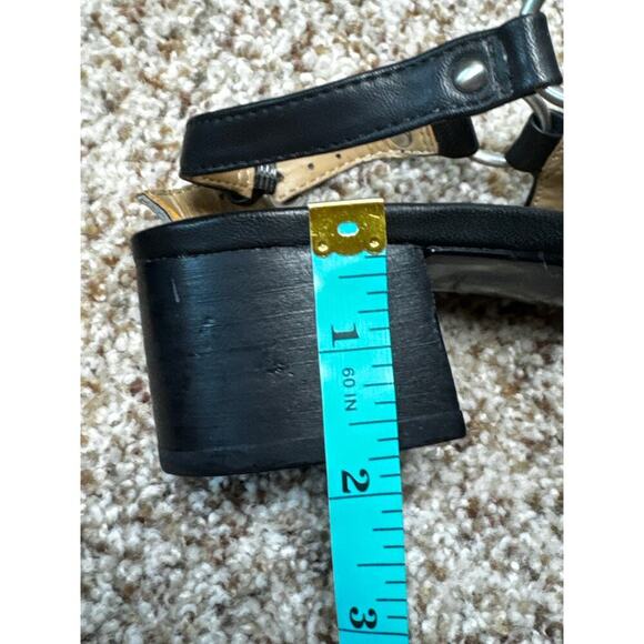 Naturalizer Sandals AUBREE, size 8.5; Black Synthetic Leather; chunky sandals - Picture 8 of 8